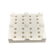 High temperature resistance  perforated alumina ceramic plate
